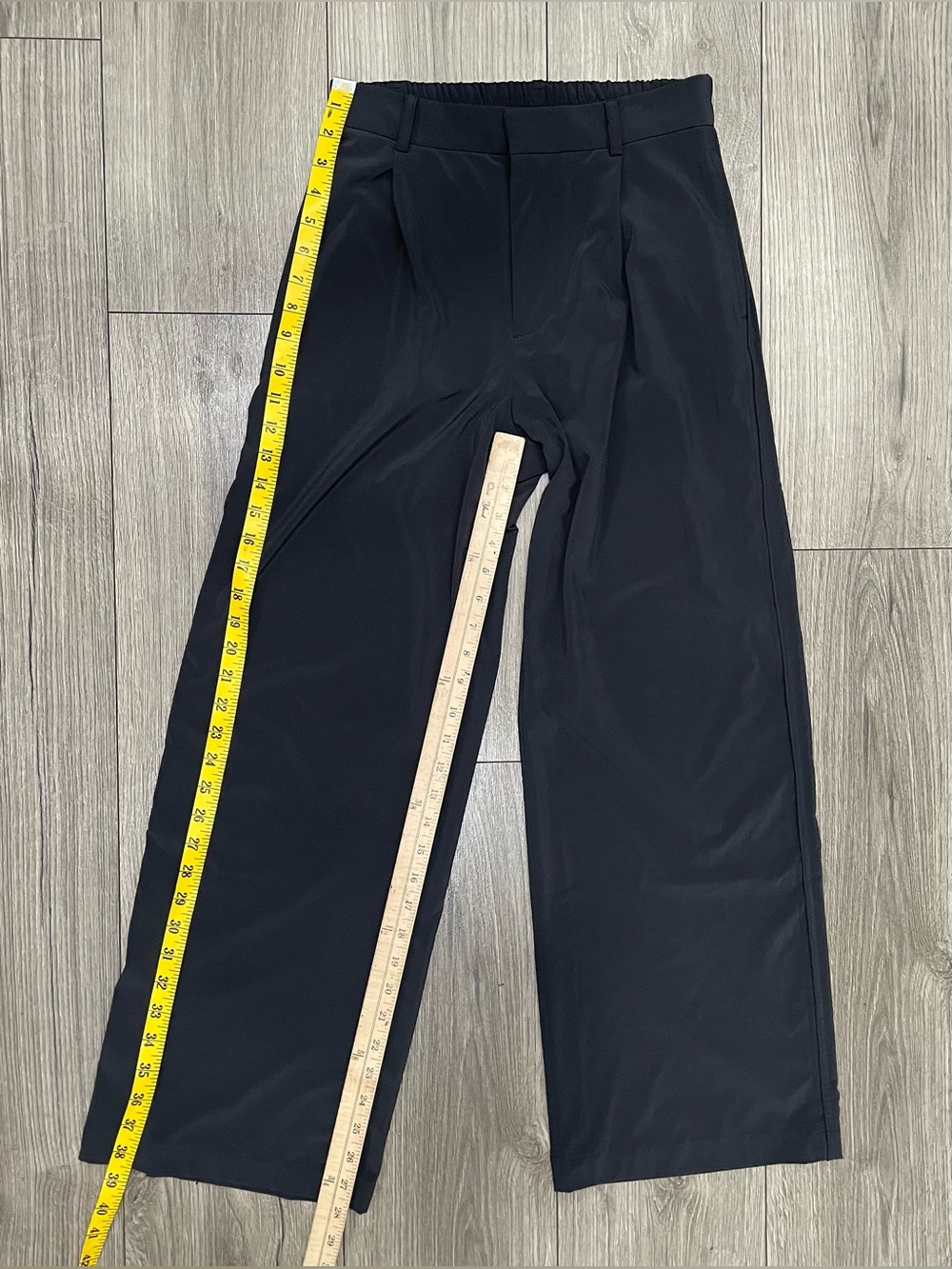 Vuori Villa Trouser Wide-Leg Pants Dark Charcoal Size Small - Picture 7 of 9